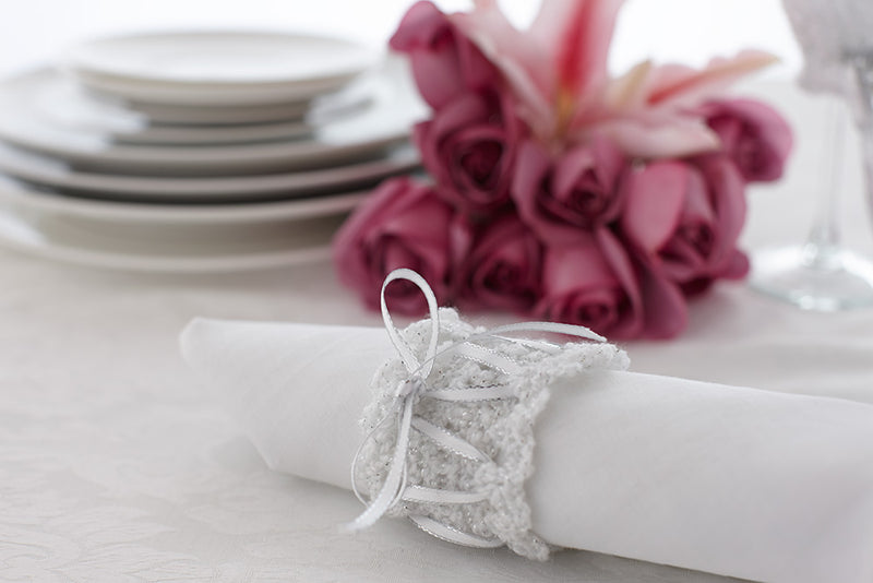 Wedding Napkin Ring (Crochet)