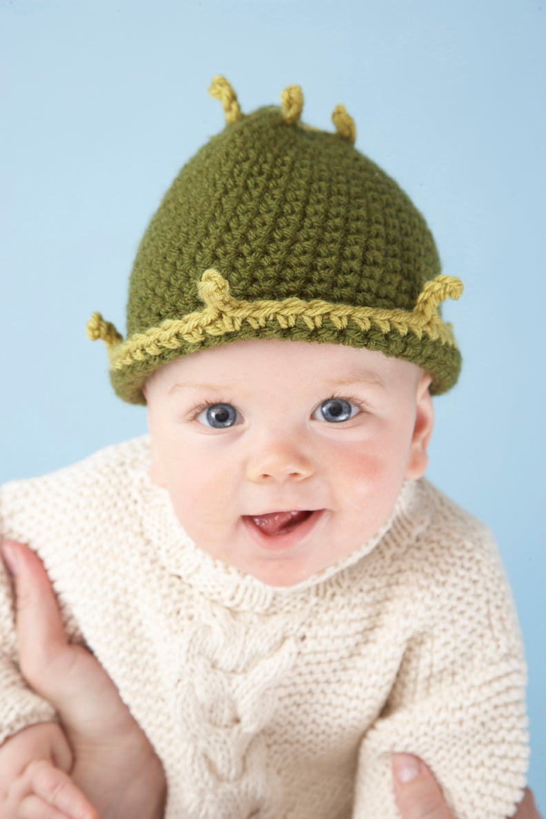 Worms In The Grass Baby Hat Pattern (Crochet)