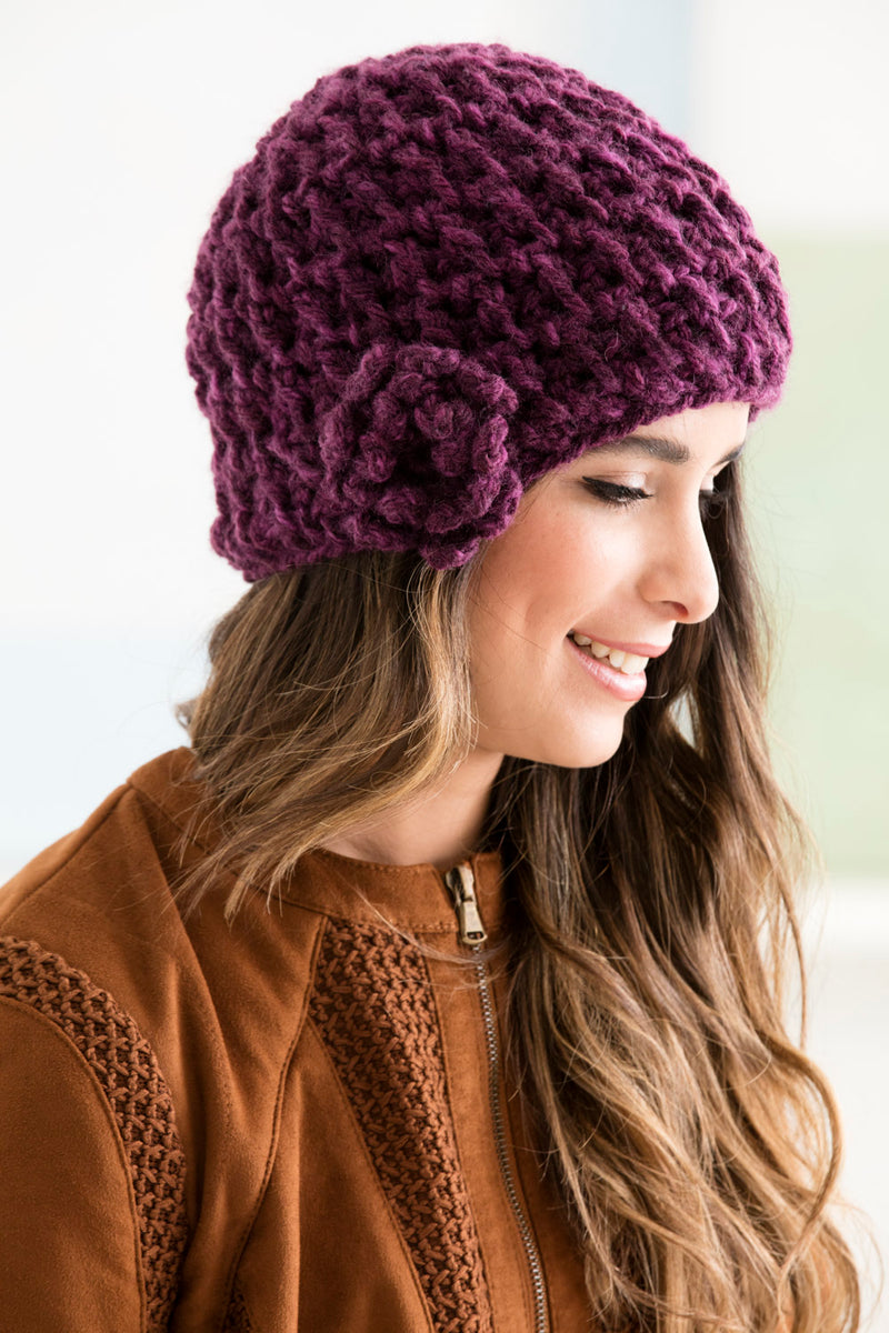 Plum Perfect Hat (Crochet)