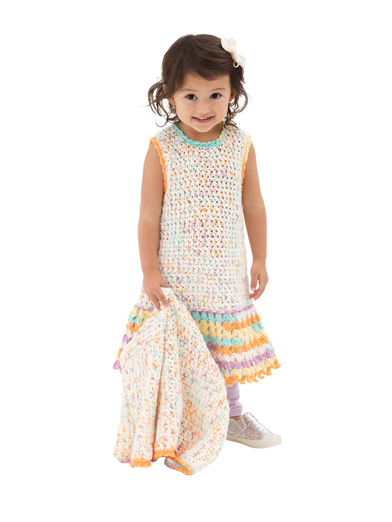 Sweet Shoppe Dress And Cardi (Crochet)