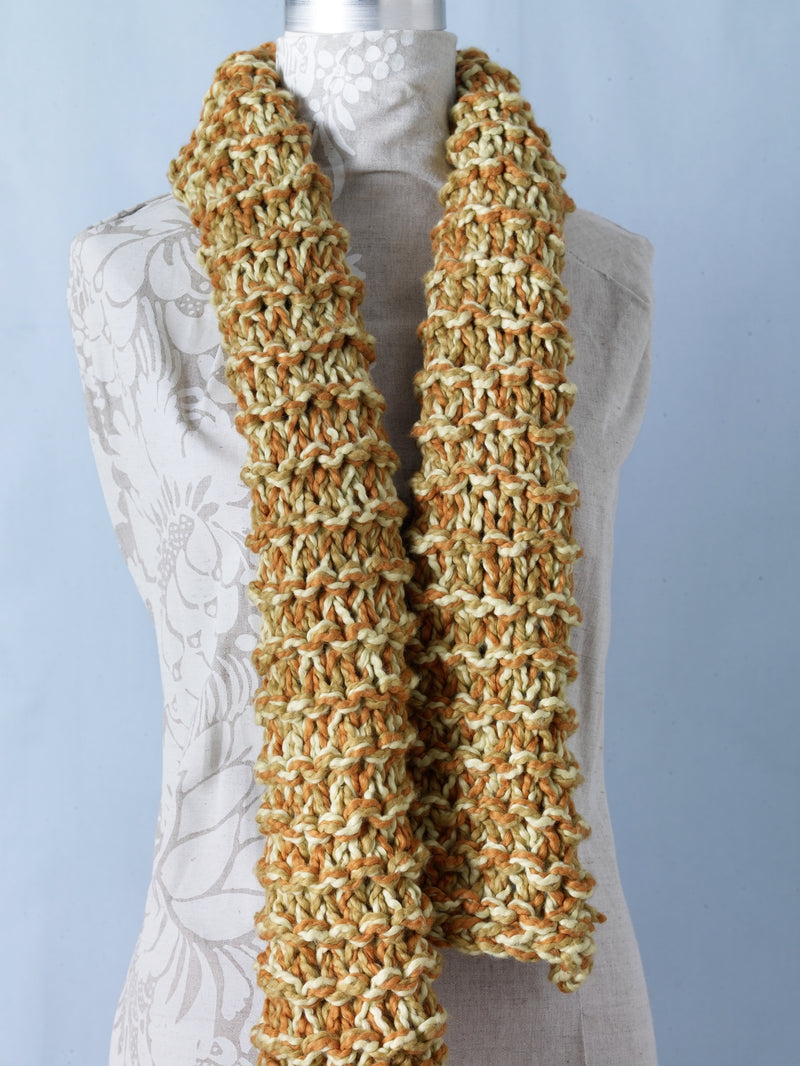2 Hour Tweed Scarf Pattern (Knit)