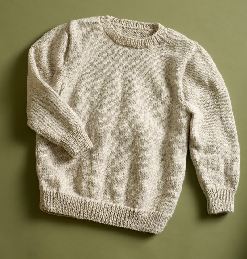 3 4 Sleeve Classic Pullover Pattern (Knit)