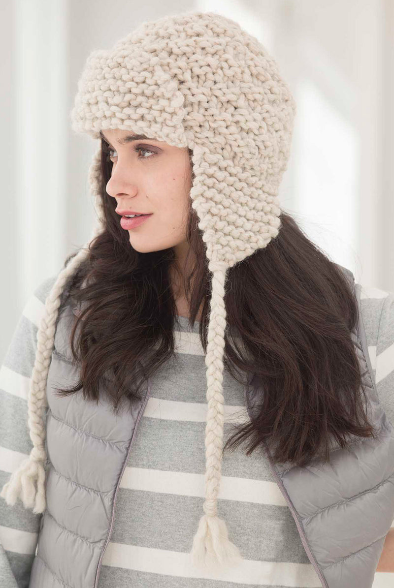 Amelia Earflap Hat Pattern (Knit)