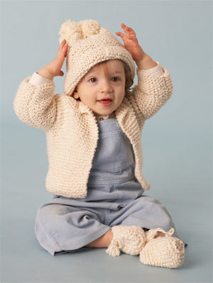 Baby Cardigan Oh Natural Pattern (Knit)