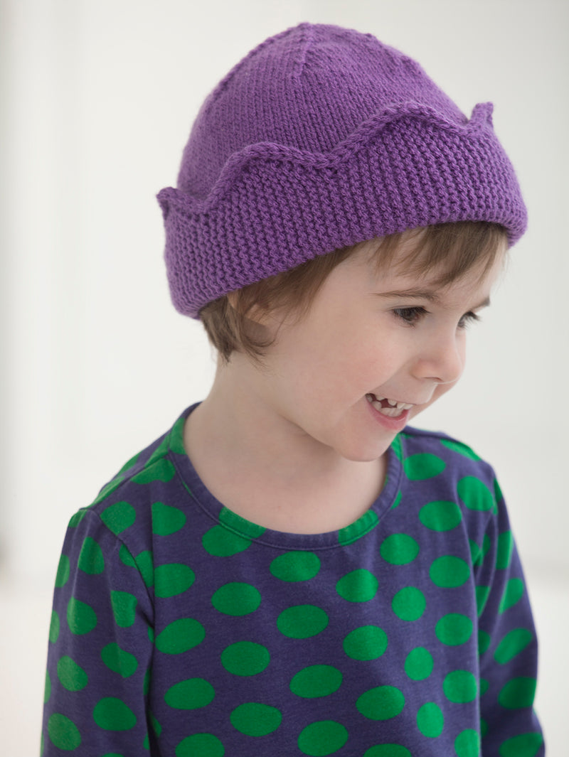 Baby Crown Hat Pattern (Knit) - Version 2