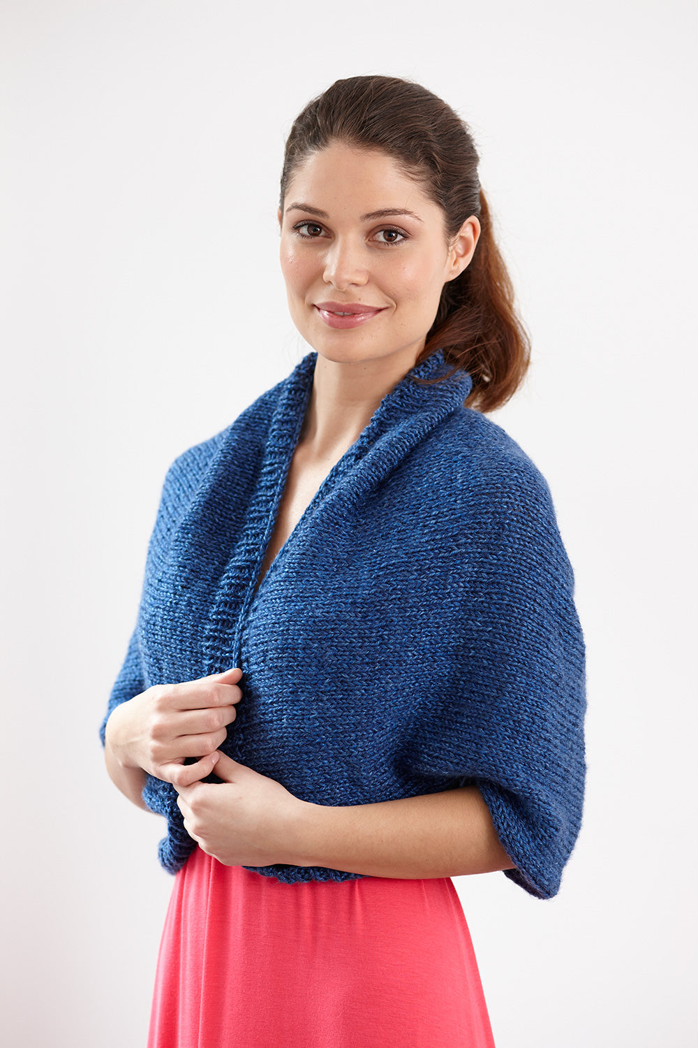 knitted shrugs for dresses Cable Delight Shrug Pattern (Knit) Lion Brand Yarn