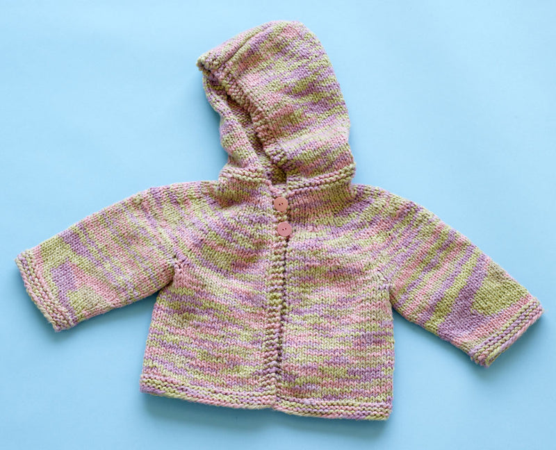 Bellflower Baby Hoodie Pattern (Knit) - Version 3
