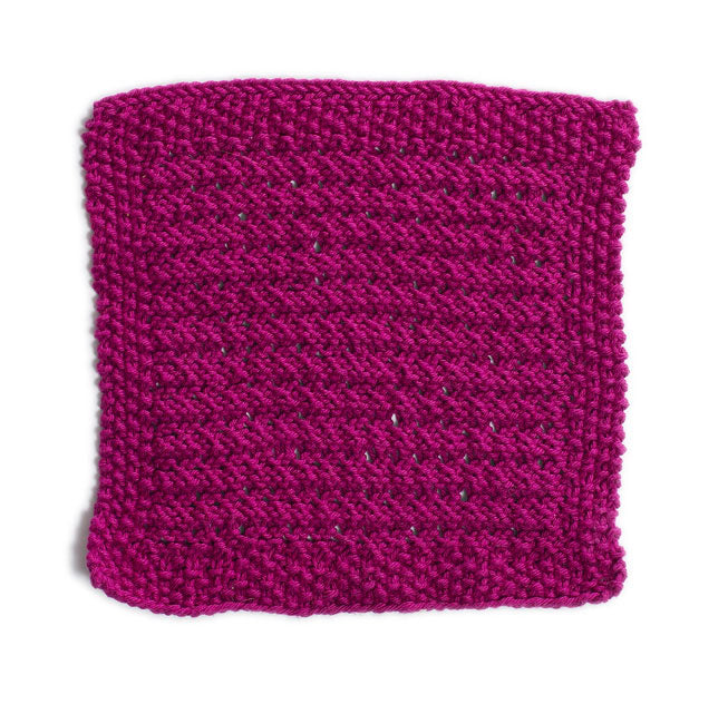 Bluebird Beach Washcloth Pattern (Knit) - Version 3