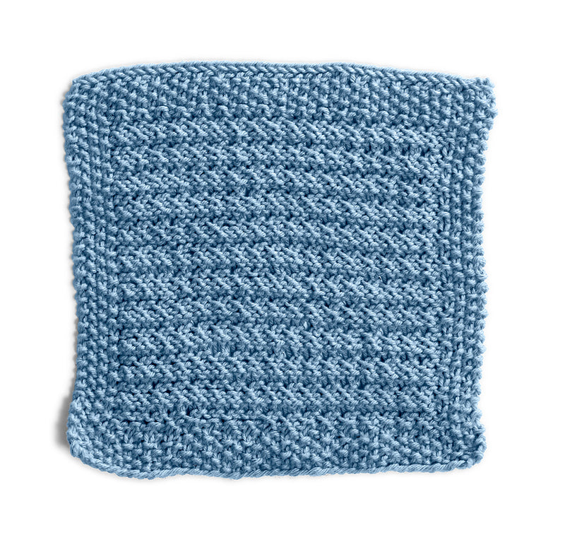Bluebird Beach Washcloth Pattern (Knit) - Version 1