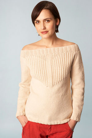 Boatneck Raglan Pullover Pattern (Knit)
