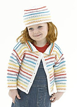 Bright Idea Baby Set Pattern (Knit)