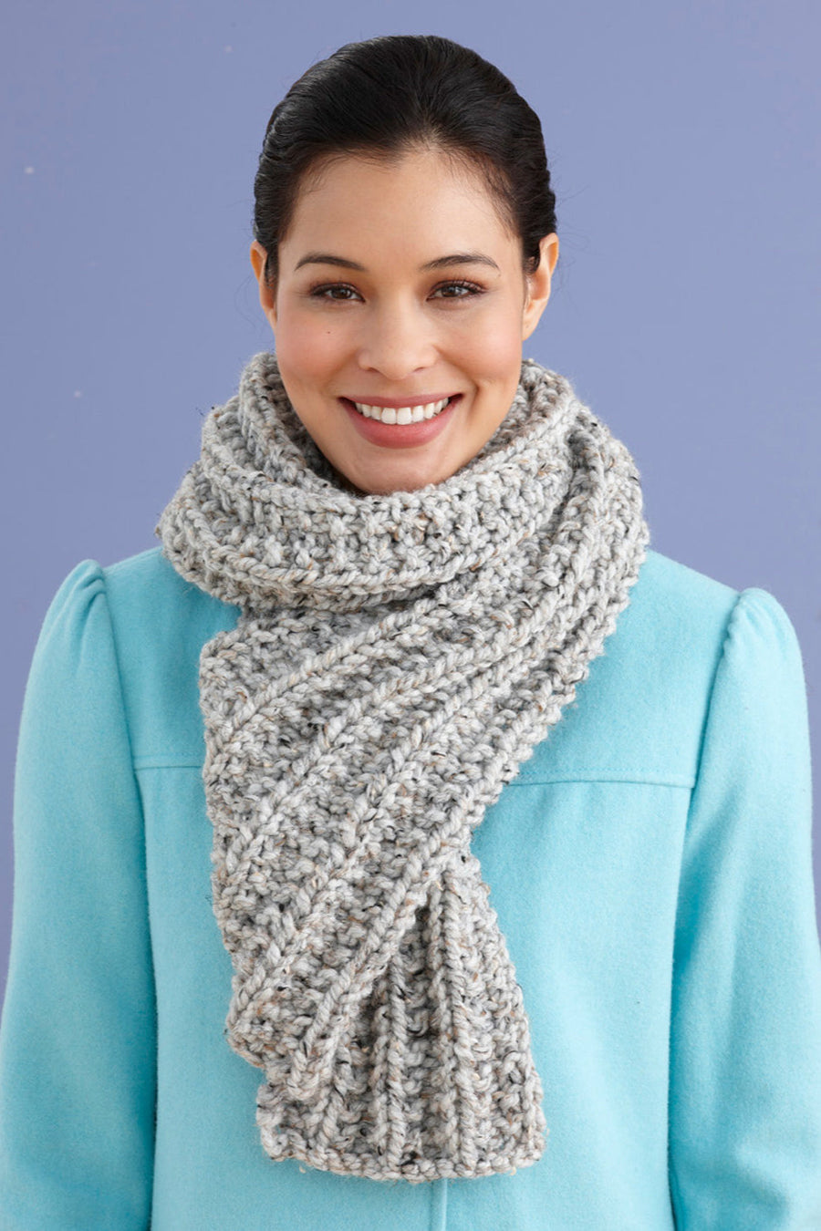 ★ Limited ES pattern scarfペプラムニットプルオーバー ELFRANK ニット セーター ボリュームスリーブ ペプラム ニット プル