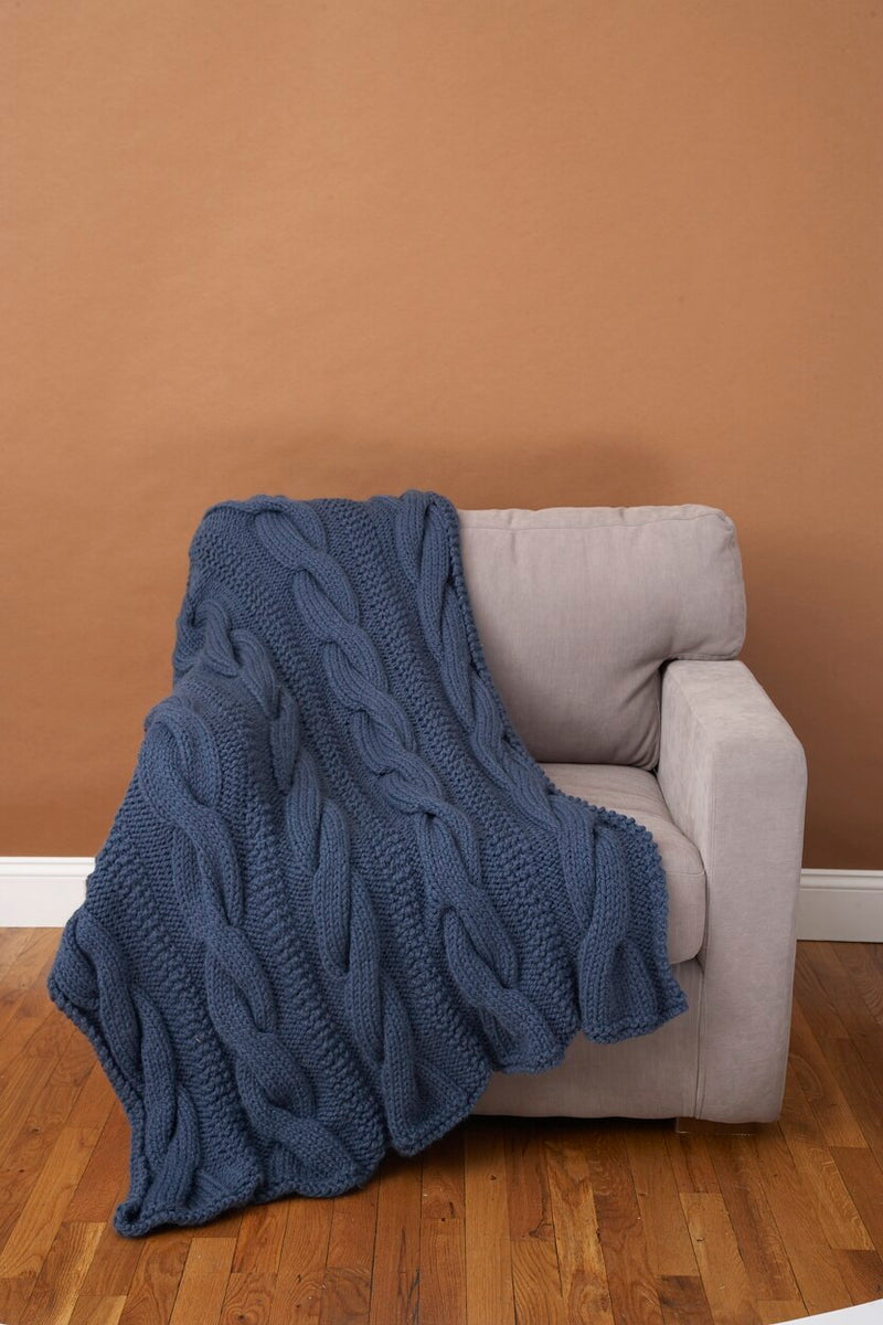 Cable Comfort Throw (Knit) - Version 3