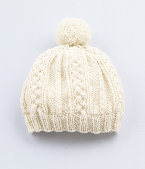 Cable Pattern Hat (Knit) – Lion Brand Yarn
