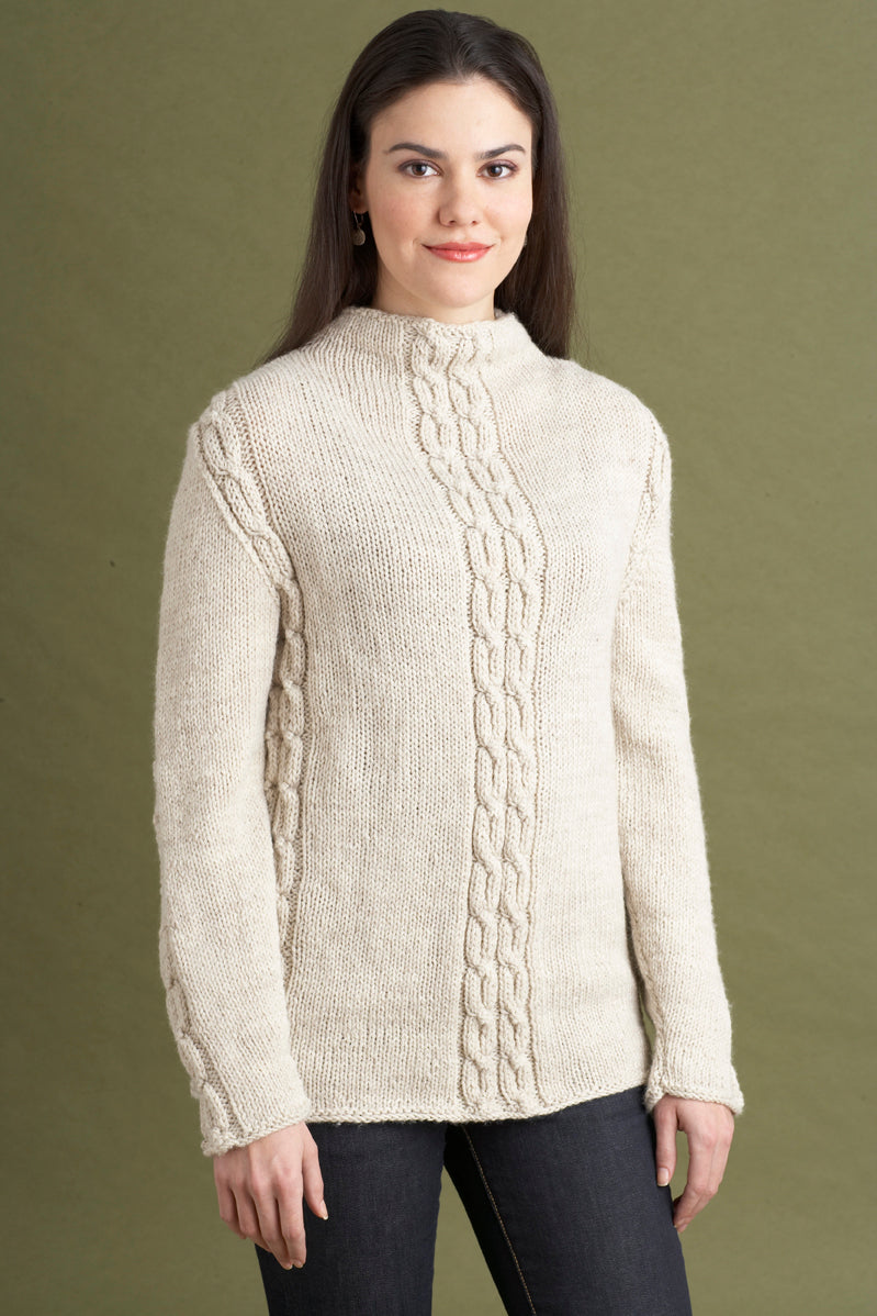 Cabled Sweater Pattern (Knit)