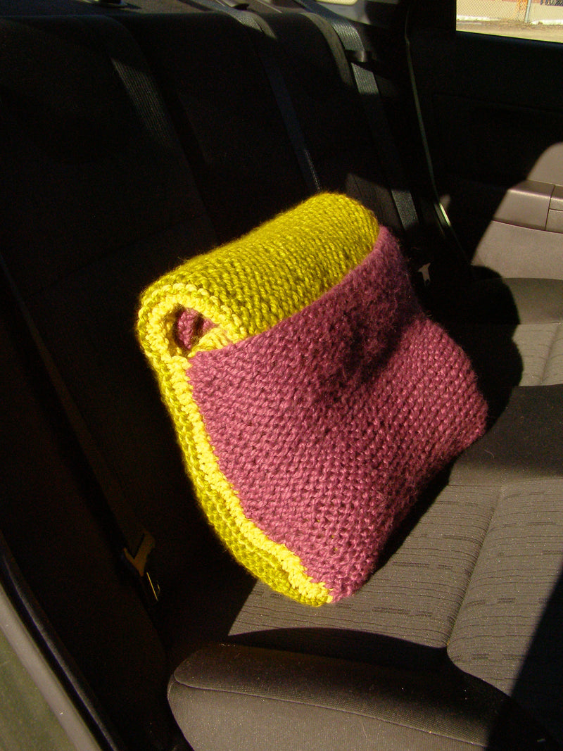 Car Blanket / Pillow (Knit)