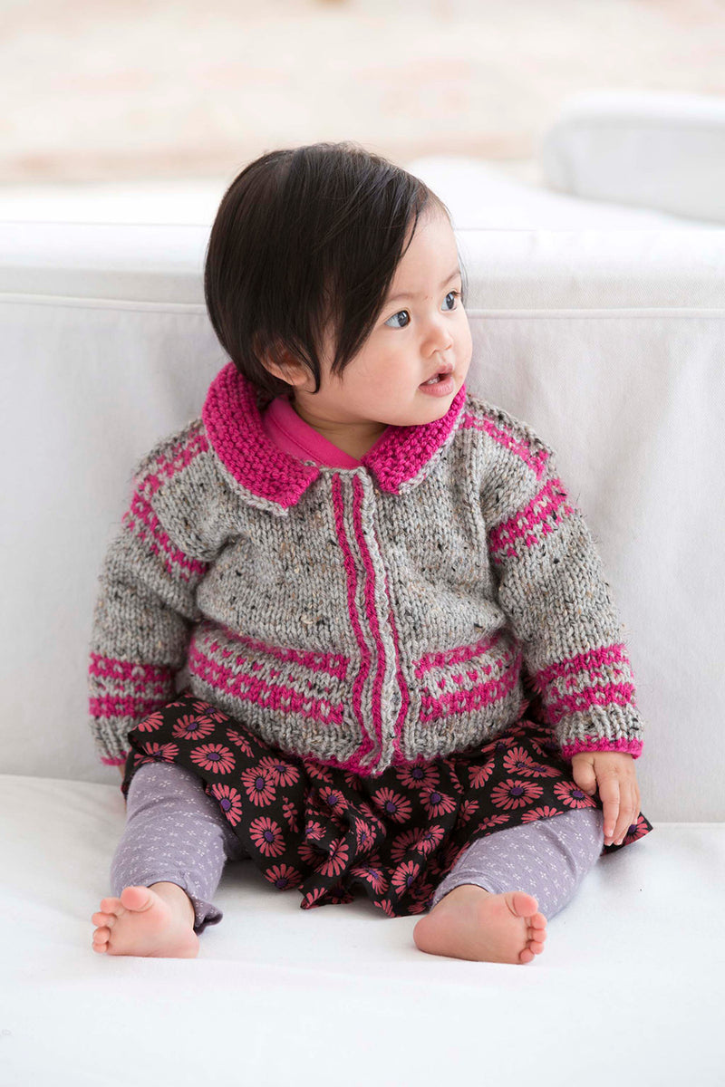 Chic Baby Cardigan Pattern (Knit)