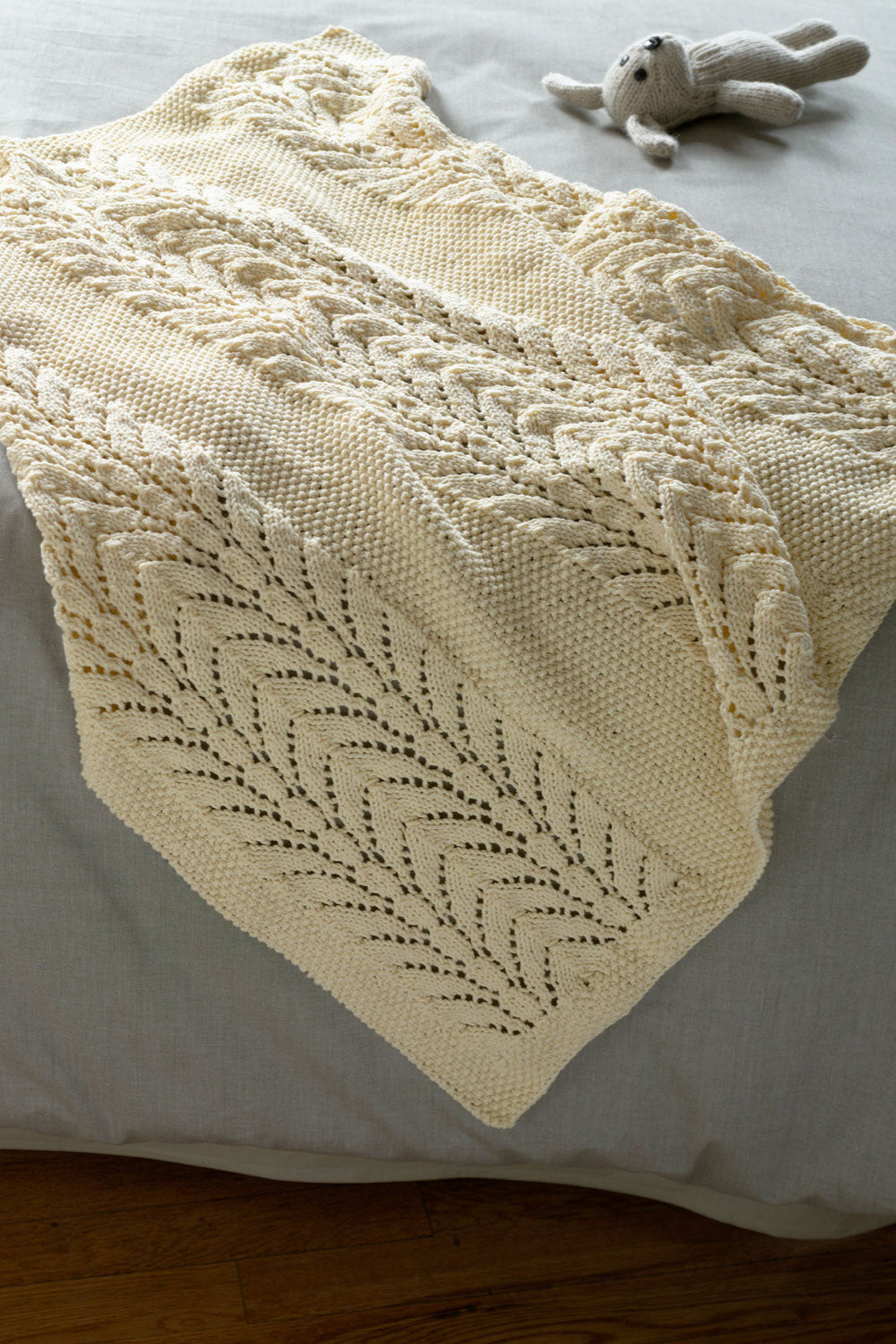 Cable Knit Blanket Cable Heirloom Baby Blanket Pattern Classic