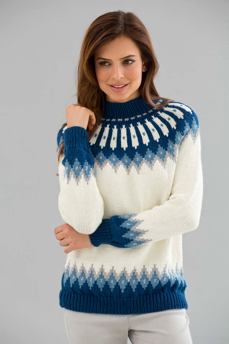 Classic Nordic Pullover Pattern (Knit)