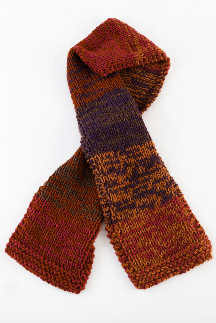Color Blend Scarf (Knit) – Lion Brand Yarn
