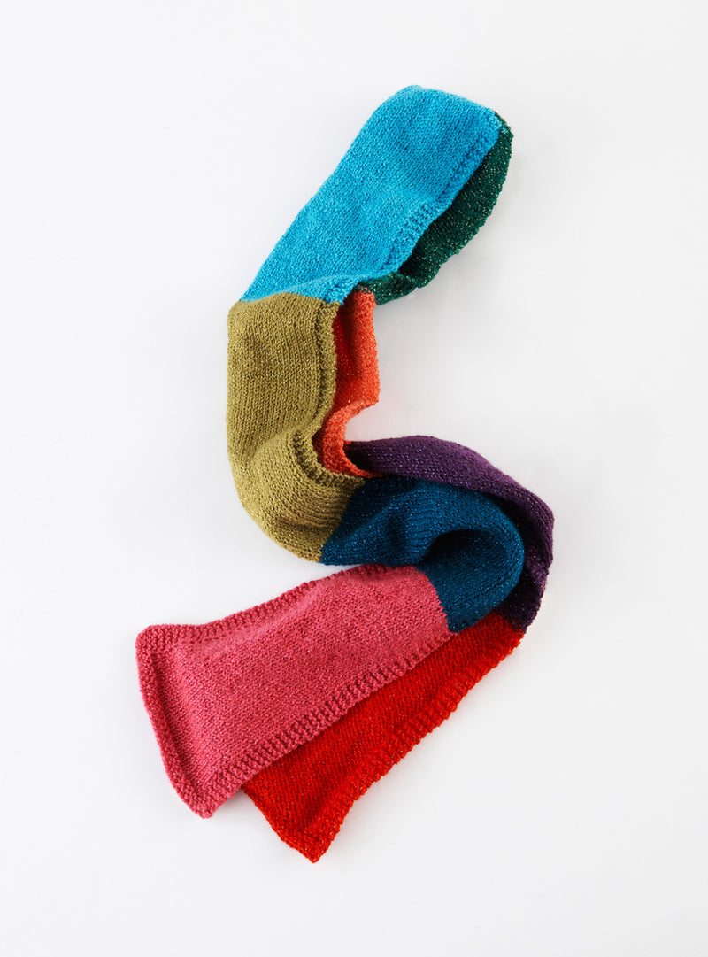 Color Block Scarf (Knit) - Version 3