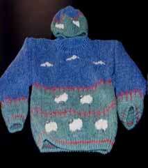 Counting Sheep Sweater and Hat Pattern (Knit)