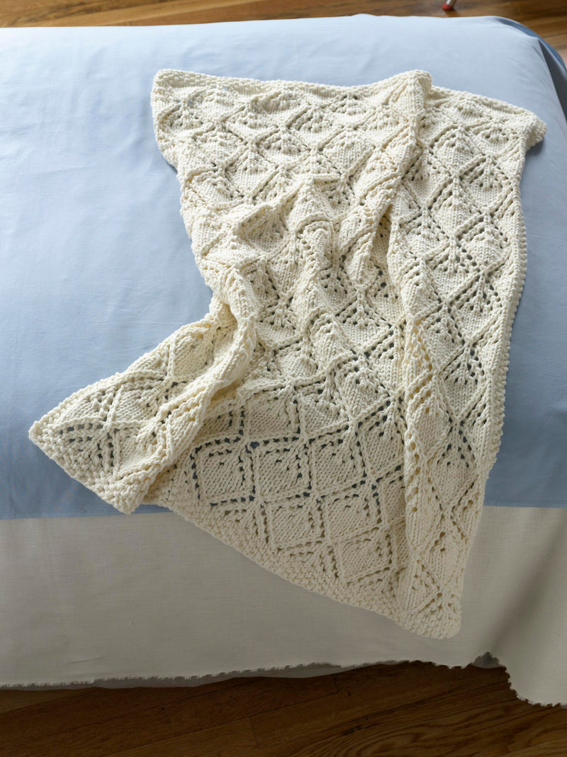 Luxe Baby Throw Pattern (Knit)