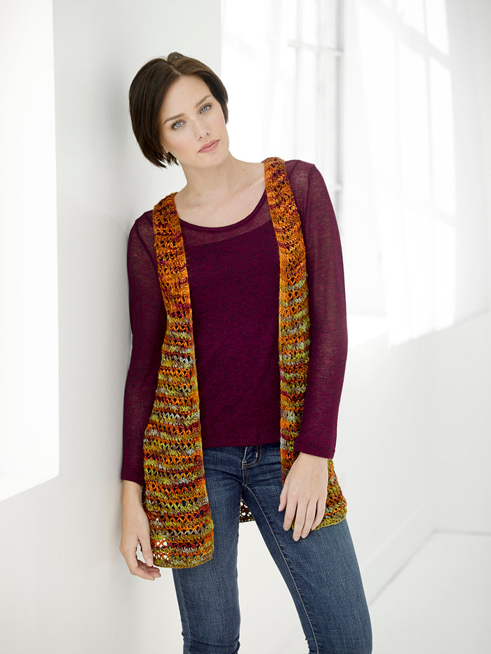Delightfully Light Vest (Knit) – Lion Brand Yarn