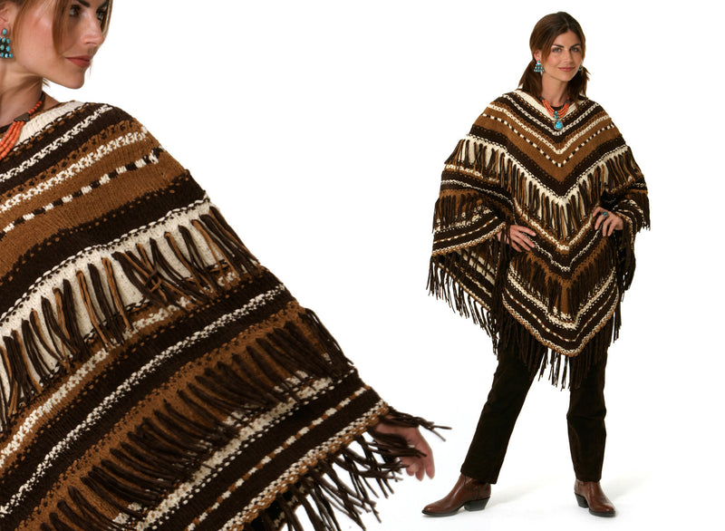 Desert Poncho Pattern (Knit)
