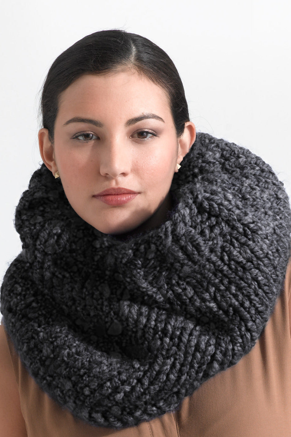 Dobbs Ferry Cowl (Knit) Version 5 Lion Brand Yarn