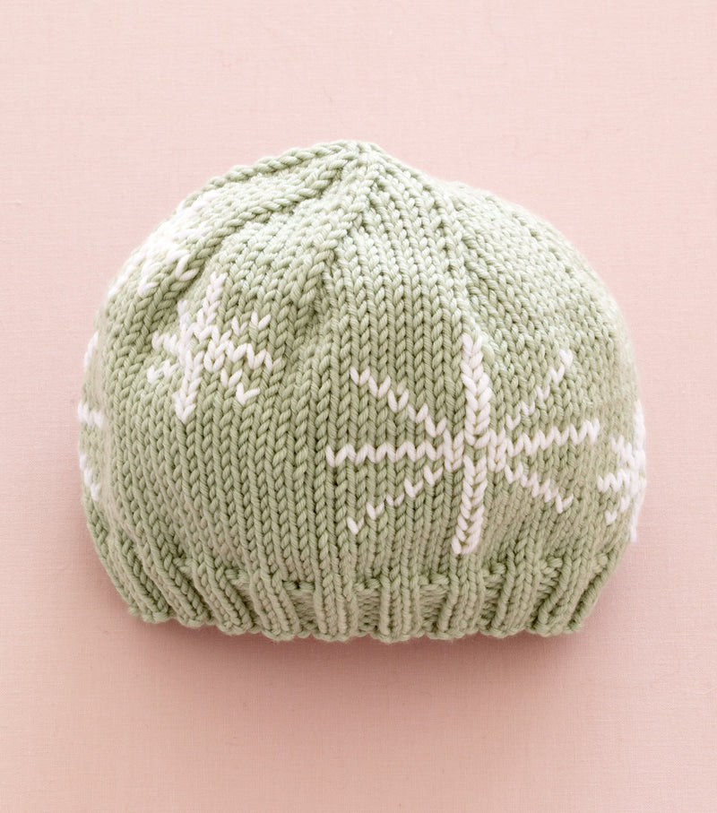 Duplicate Stitch Baby Hat Pattern (Knit) - Version 2