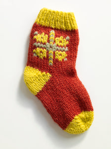 Duplicate Stitch Socks Pattern (Knit)