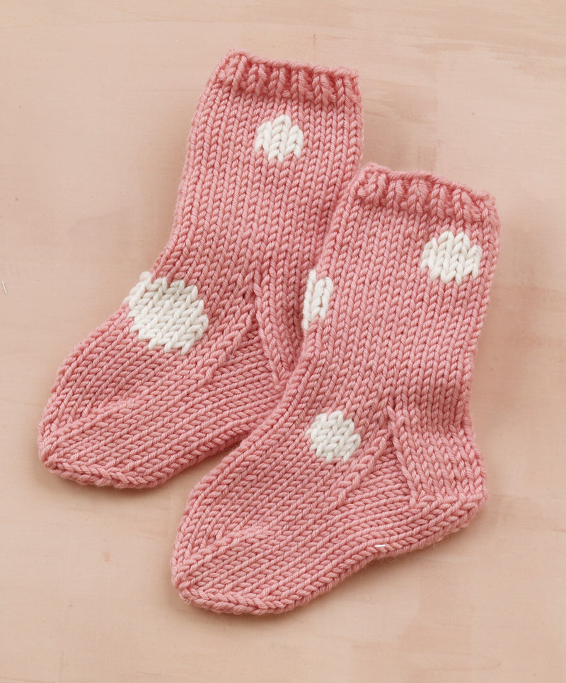 Duplicate Stitch Wee Socks Pattern (Knit) - Version 1