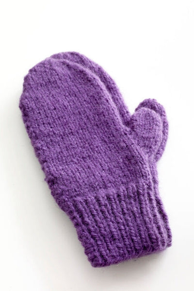 Easy Knit Mittens Pattern Version – Lion Brand Yarn