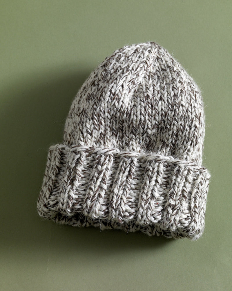 Easy Tweed Hat Pattern (Knit)