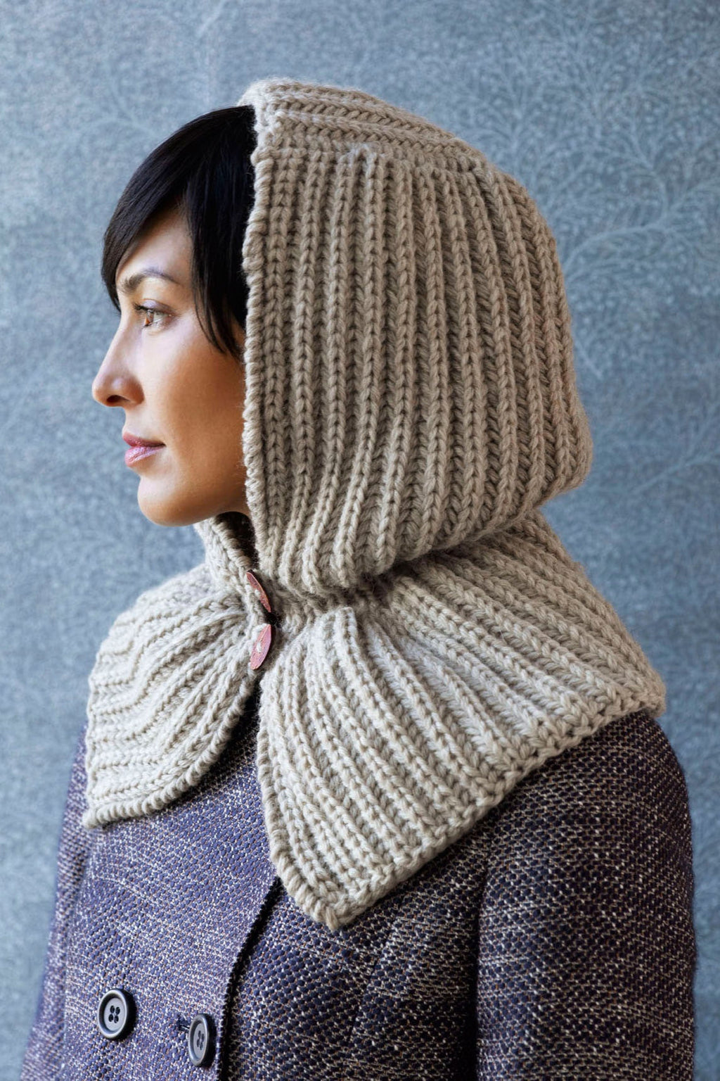 J.s-luxe GI’N’GI KNITTED HOOD J.s-luxe GI'N'GI KNITTED HOOD