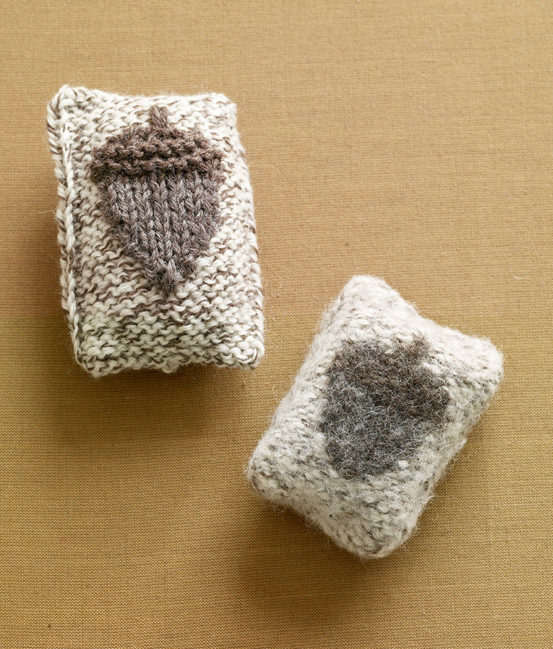 Felted Soap With Acorn (Knit)