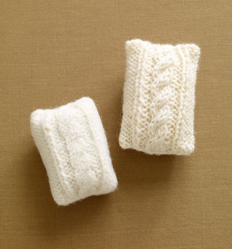Felted Soap With Cable (Knit)