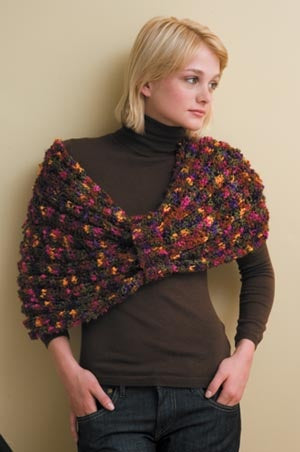 Flower Power Wrap (Knit)