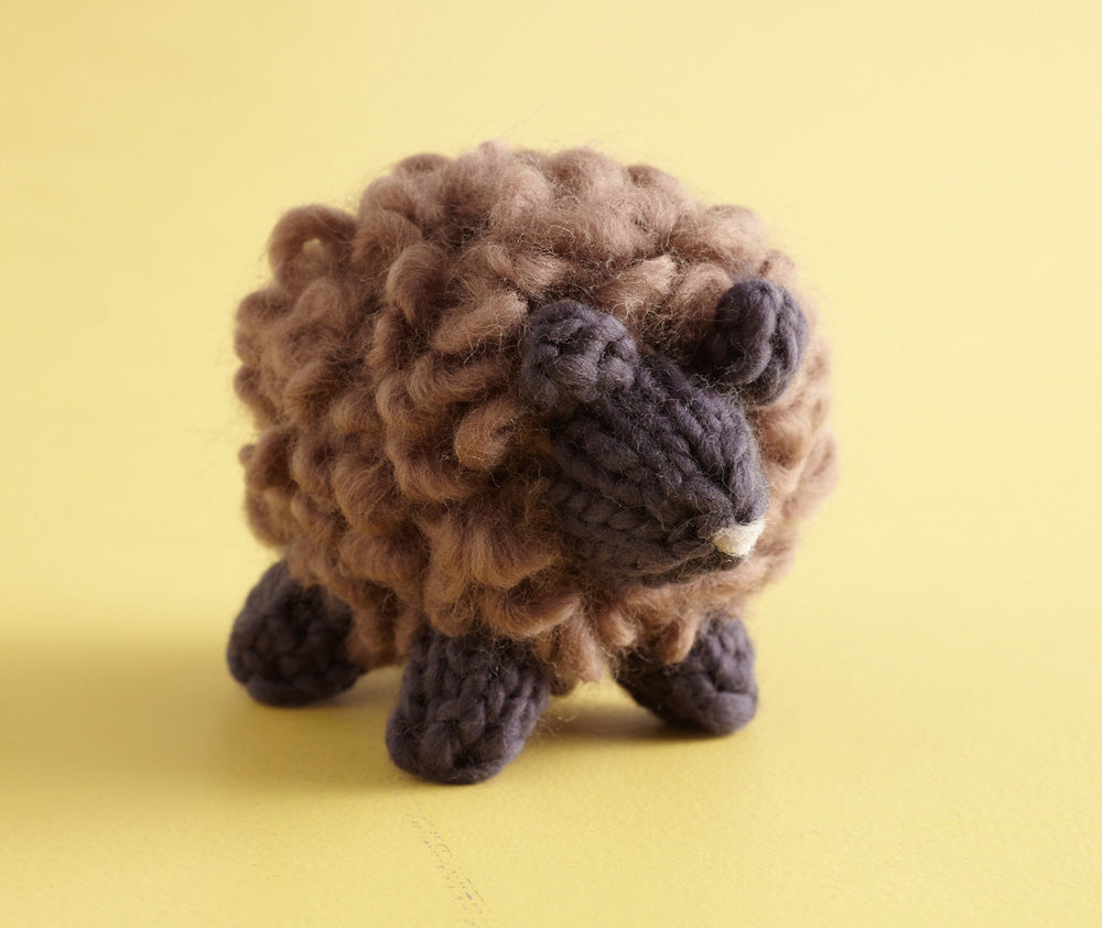 Fluffy Little Sheep Pattern (Knit) - Version 3 – Lion Brand Yarn