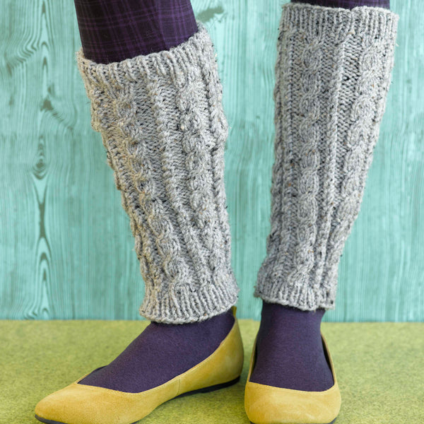 Foyle's Cabled Leg Warmers (Knit) – Lion Brand Yarn