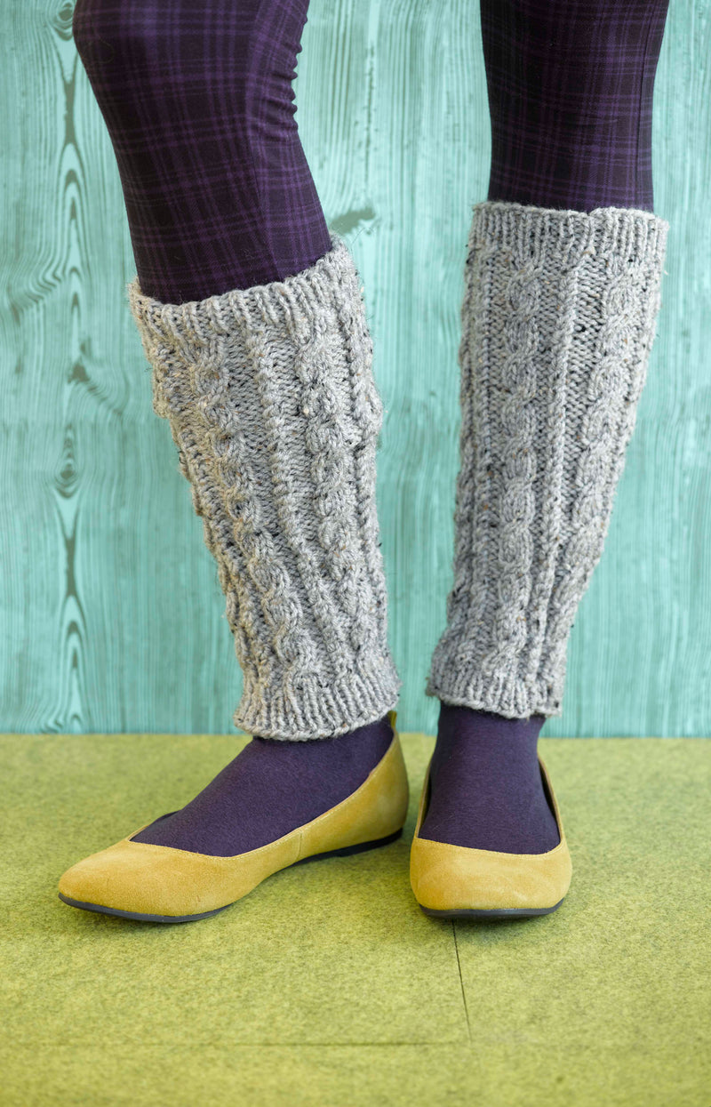 Foyle's Cabled Leg Warmers (Knit)