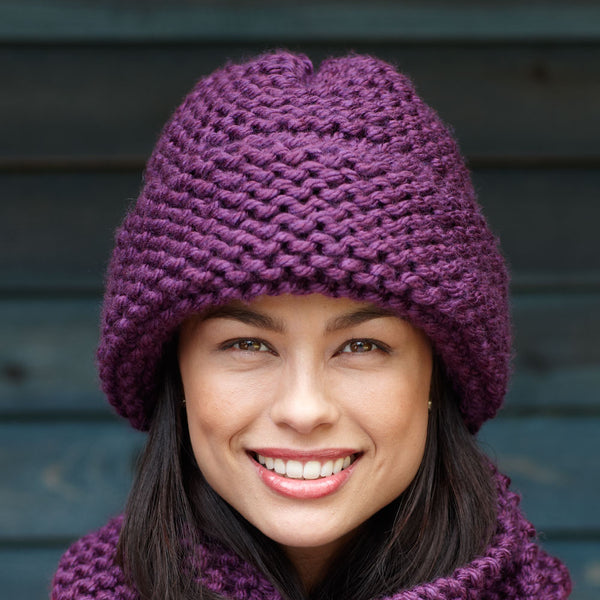 Garter Stitch Hat Pattern (Knit) – Lion Brand Yarn