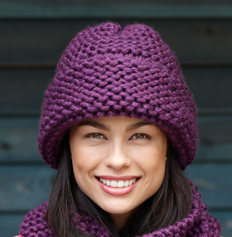 Garter Stitch Hat Pattern (Knit)