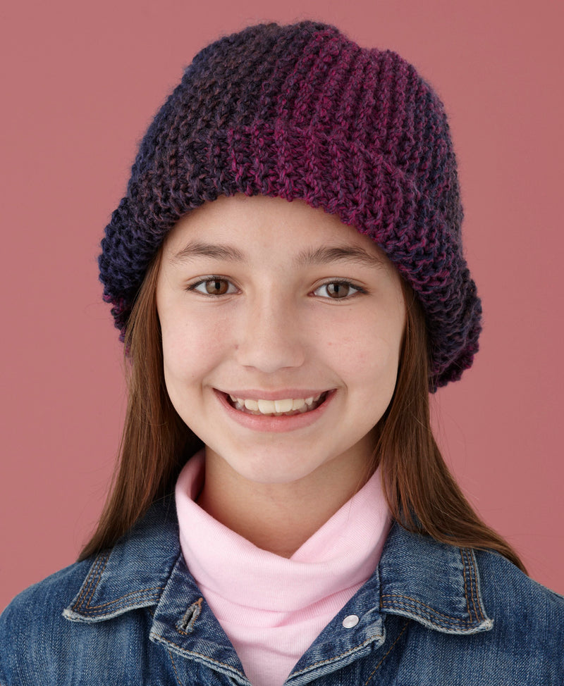 Garter Stitch One-Ball Hat (Knit)