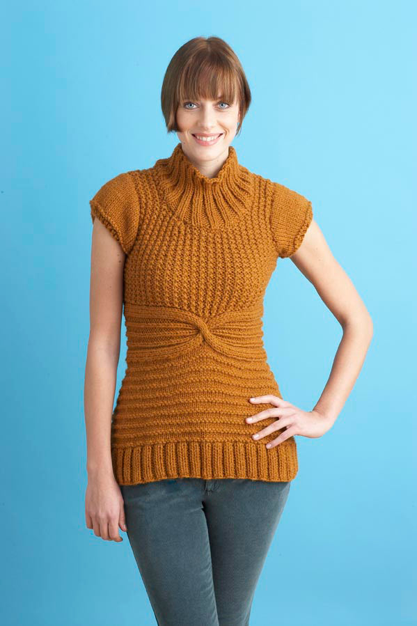 Ginger Sweater (Knit) – Lion Brand Yarn