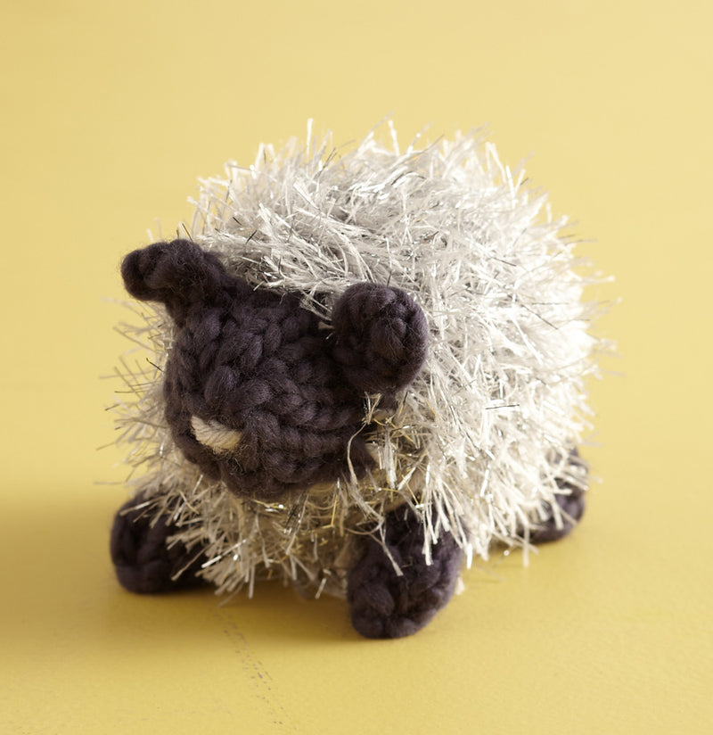 Glittery Sheep Pattern (Knit) - Version 1