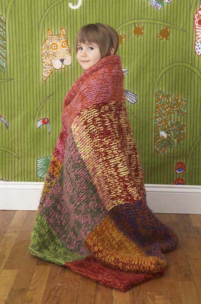 Glowing Colors Afghan Pattern (Knit) – Lion Brand Yarn