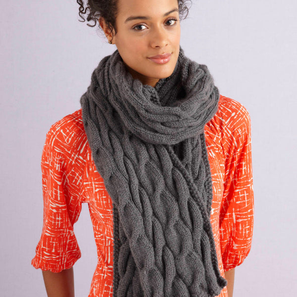 Knit-Pattern-Grey-Cabled-Scarf