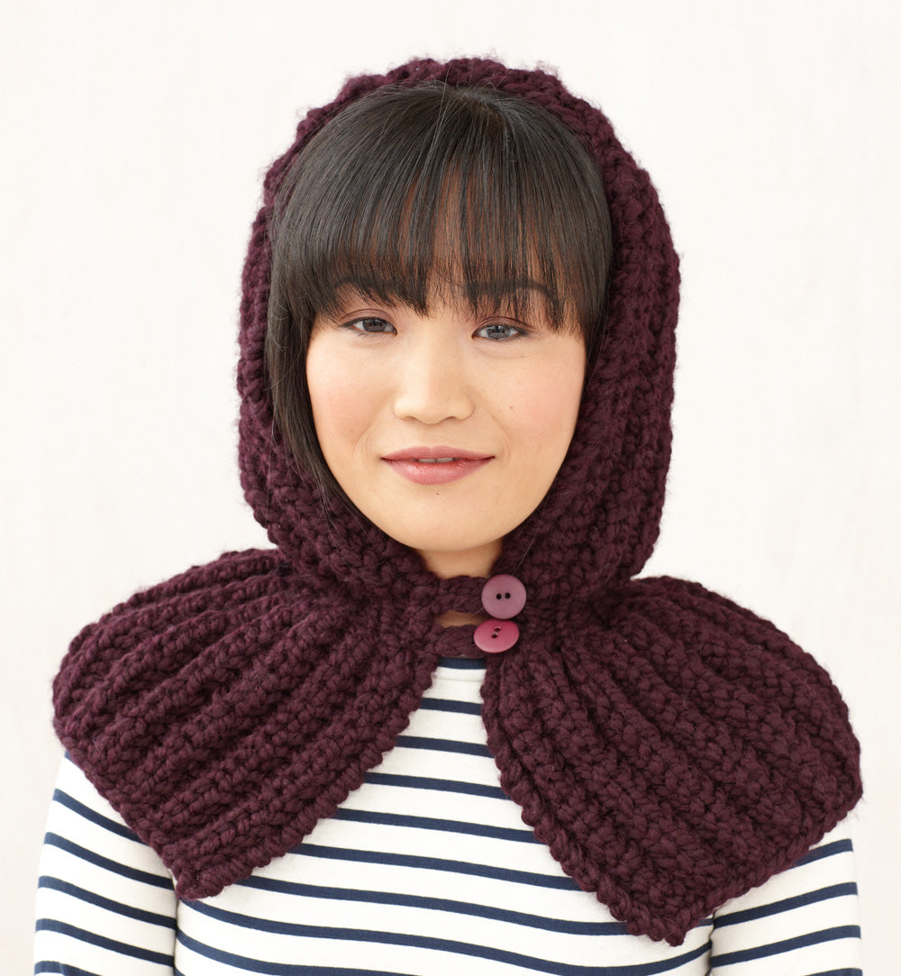 Hood (Knit) - Version 1 – Lion Brand Yarn